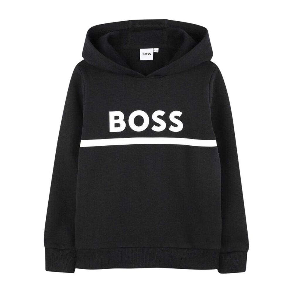 Boss Childrens/Kids Contrast Line Hoodie / Black